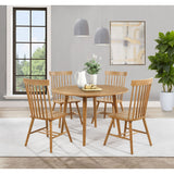 Calloway - Round Dining Table - Brown
