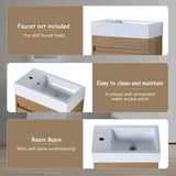 Sink Floating Bathroom Vanity With Soft Close Cabinet Door