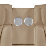 Electra - Power Reclining Loveseat With Power Headrests, Console, Speakers, Massage, LED Lighting And USB Control