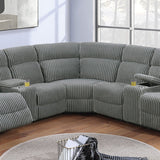 Power Motion Sectional LAF / RAF Loveseat With Console Cup Holders