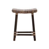 Country - Woven Kubu Counter Stool - Brown