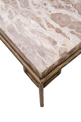 Nala - Coffee Table - Beige / Gold
