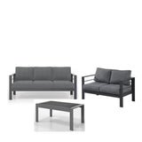 Outdoor Patio Set, All-Weather With Thick Cushions