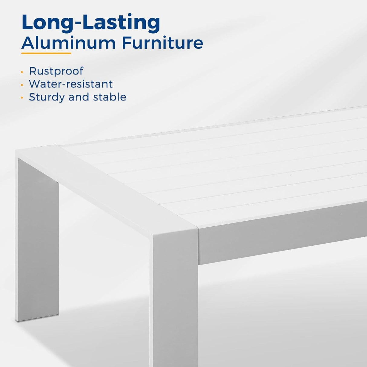 Modern Rectangle Outdoor Coffee Table