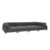 Modern Modular Sectional With Adjustable Back Support