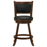 Swivel Stool With Swivel Base (Set of 2) - Black / Brown