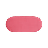 Serena - Contemporary Design Oval Storage Bench Ottoman