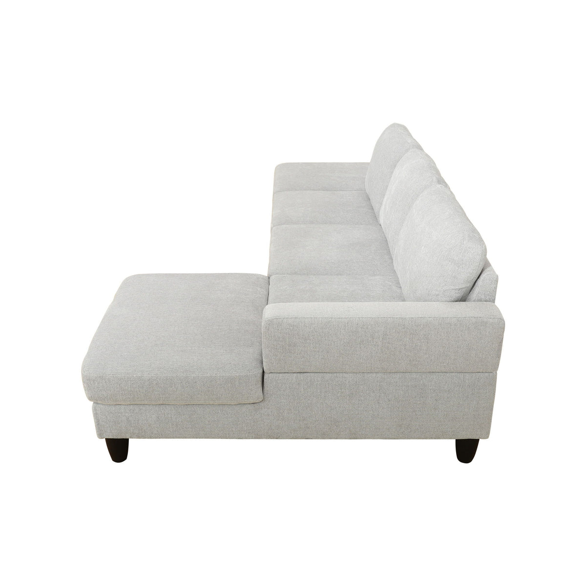 L - Shaped Sectional Sofa With Chaise & Ottoman