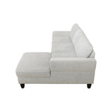L - Shaped Sectional Sofa With Chaise & Ottoman