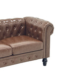 2 Piece Sofa Set With Rolled Armrests