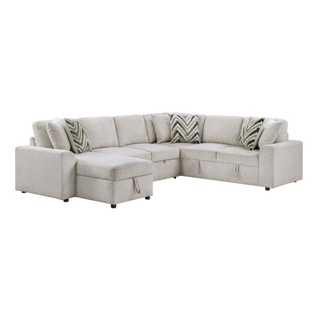 3 - Piece Sectional with Pull - out Bed and Hidden Storage - 🟢 Sofas available at Alpine Outlets in Denver