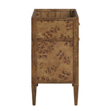 30" Brown Wood Bathroom Vanity Cabinet (Sink Basin Not Included) - Bathroom Fixtures - Alpine Outlets