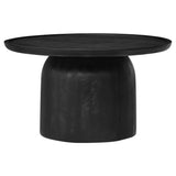 30 Inch Timeless Round Solid Mango Wood Coffee Table - Coffee Tables available at Alpine Outlets in Denver
