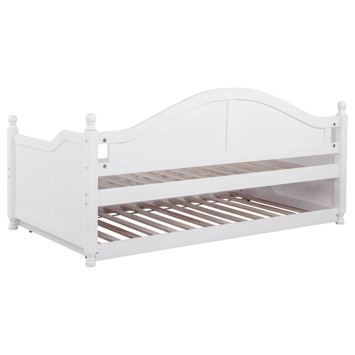 Julie Ann Wood Twin Daybed with Trundle - White