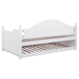 Julie Ann Wood Twin Daybed with Trundle - White