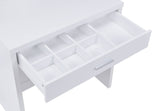 Harvey Vanity Set with Lift-Top Stool - White