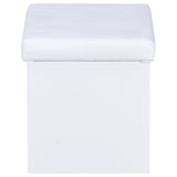 Harvey Vanity Set with Lift-Top Stool - White