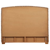 Laughton Woven Banana Leaf Eastern King Headboard Amber