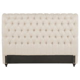 Devon 57-inch Upholstered Full Headboard in Beige