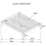 Hounslow Full Universal Platform Bed Cappuccino