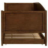 Bozeman Wood Twin Daybed With Trundle, Medium Walnut