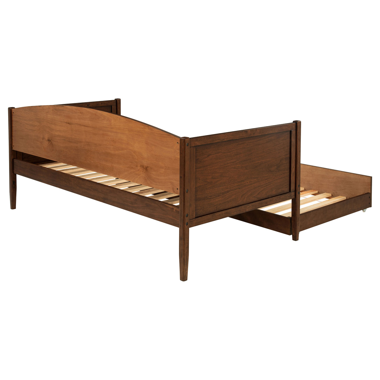 Bozeman Wood Twin Daybed With Trundle, Medium Walnut