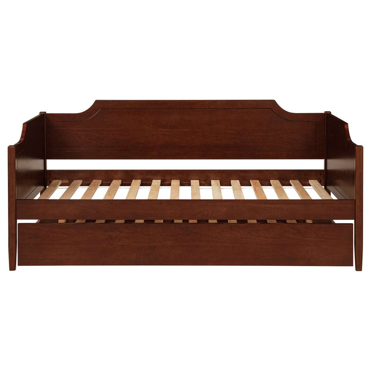 Redding Wood Twin Daybed With Trundle, Cherry
