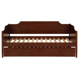 Redding Wood Twin Daybed With Trundle, Cherry
