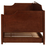 Redding Wood Twin Daybed With Trundle, Cherry