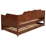Redding Wood Twin Daybed With Trundle, Cherry