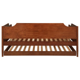 Redding Wood Twin Daybed With Trundle, Cherry