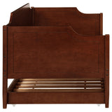 Redding Wood Twin Daybed With Trundle, Cherry