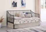 Newbury Metal Twin Daybed, Matte Black