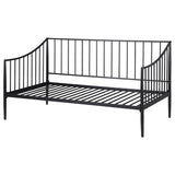 Newbury Metal Twin Daybed, Matte Black