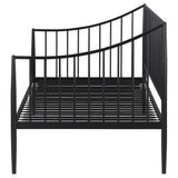 Newbury Metal Twin Daybed, Matte Black