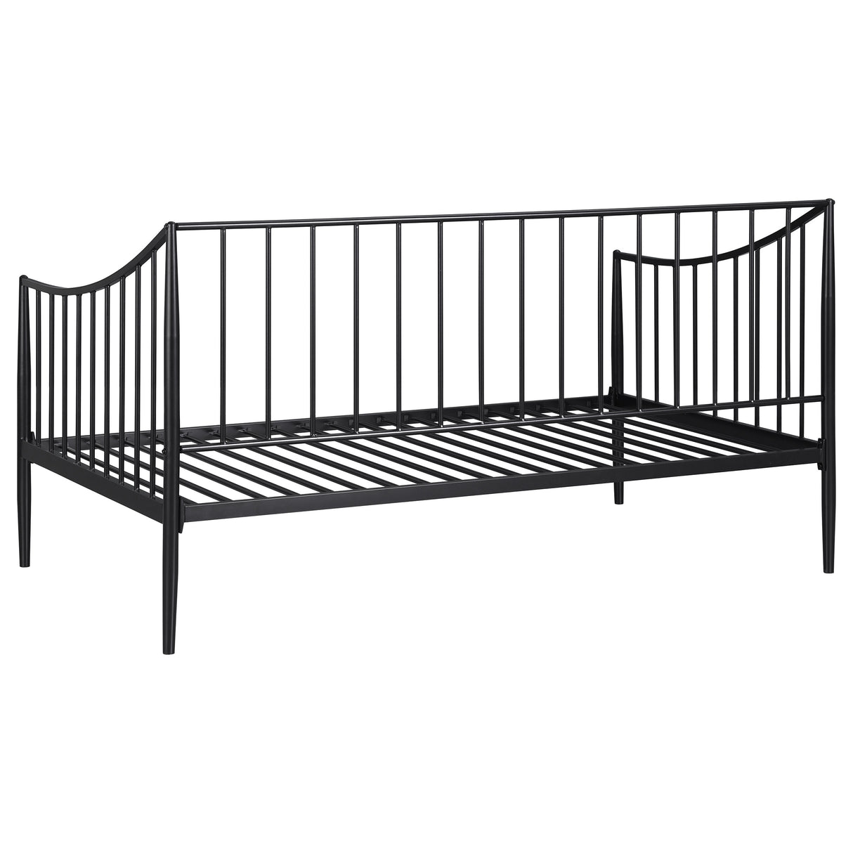 Newbury Metal Twin Daybed, Matte Black