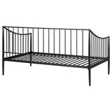 Newbury Metal Twin Daybed, Matte Black