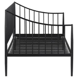 Newbury Metal Twin Daybed, Matte Black