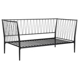 Richland Metal Twin Daybed, Matte Black