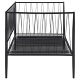 Richland Metal Twin Daybed, Matte Black