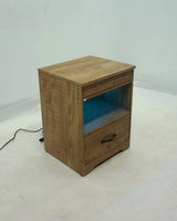 Fabre Mango 1-Drawer Extendable Top Nightstand with USB Charging