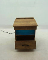 Fabre Mango 1-Drawer Extendable Top Nightstand with USB Charging