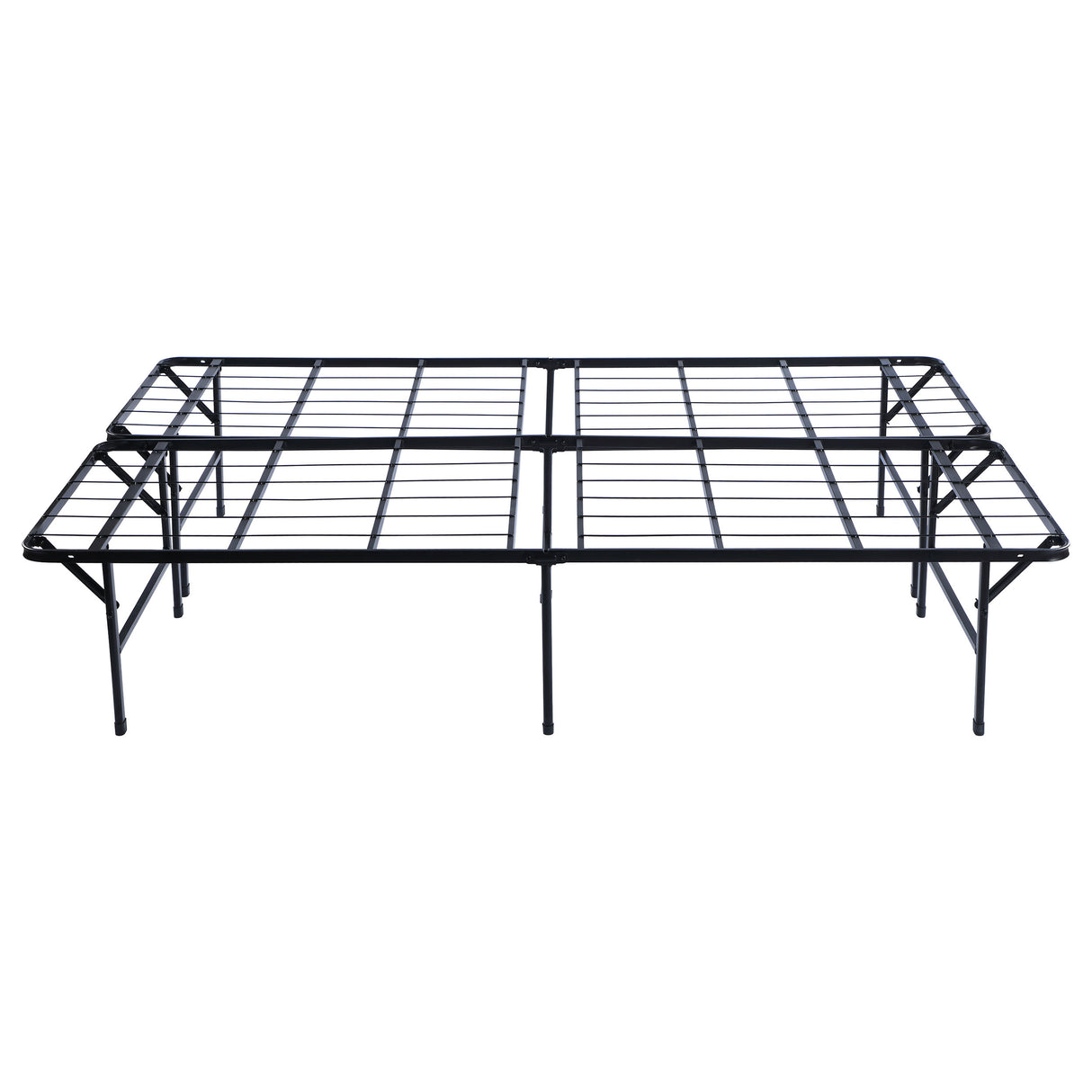 Mabel Metal Eastern King Platform Bed - Black