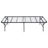 Mabel Metal Twin Mattress Support Platform Bed, Black