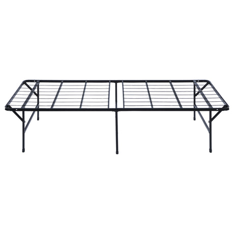 Mabel Metal Twin Mattress Support Platform Bed, Black