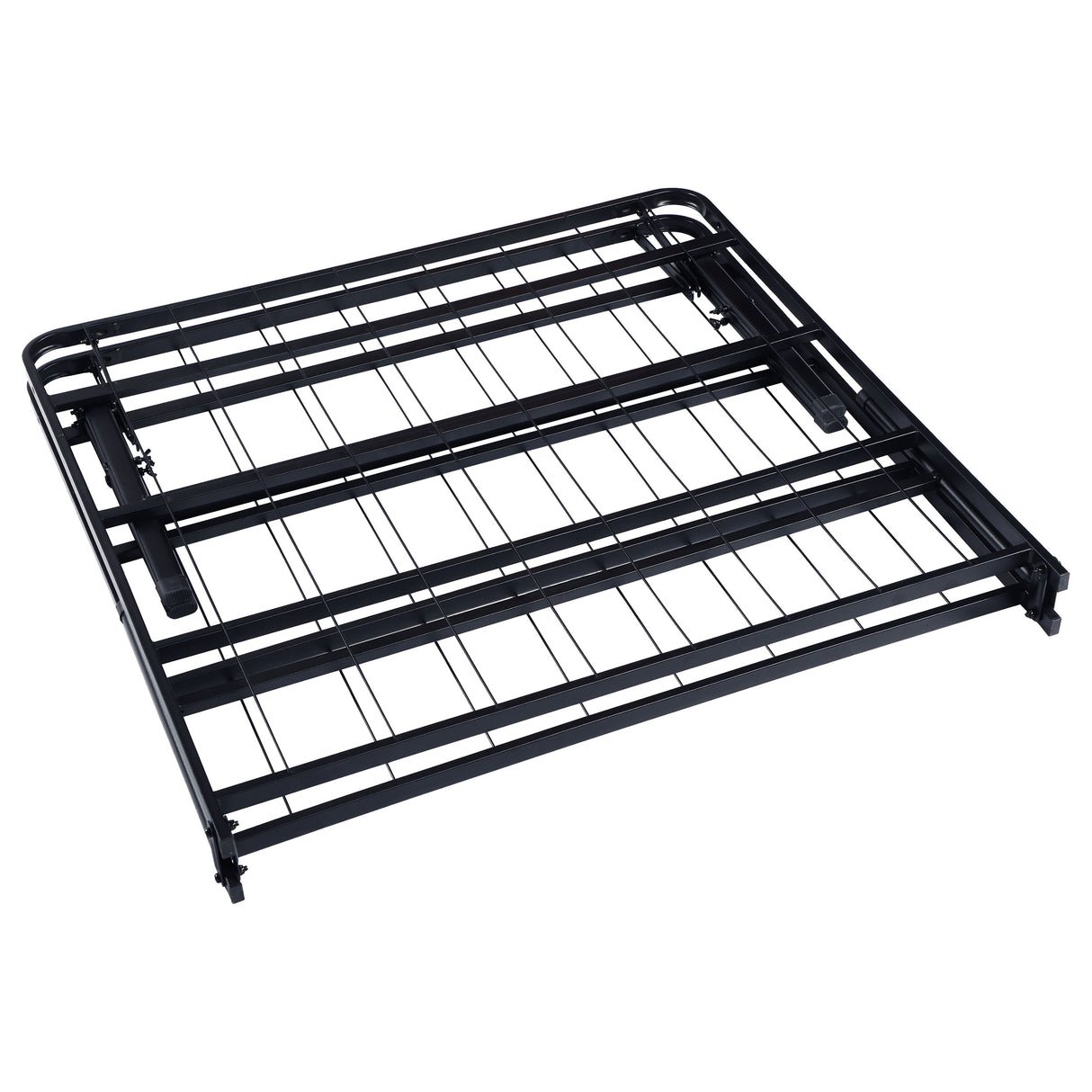 Mabel Metal Twin Mattress Support Platform Bed, Black