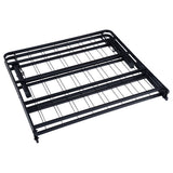 Mabel Metal Twin Mattress Support Platform Bed, Black