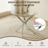 Round Dining, Kitchen Table For Dining Room - Chrome