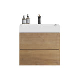 Alice - Bathroom Vanity With Sink, Large Storage Wall Mounted Floating Bathroom Vanity For Modern Bathroom