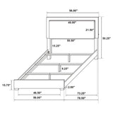 Jeremiah - LED Panel Bed With Touch Controlled Lighting